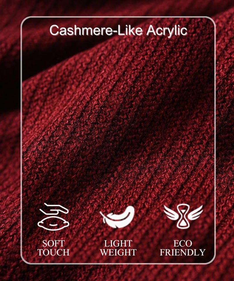 Ferand Shawl Wraps for Women, Cozy Lightweight Poncho Cape with Pockets, Warm for Fall Winter Travel - Image 5